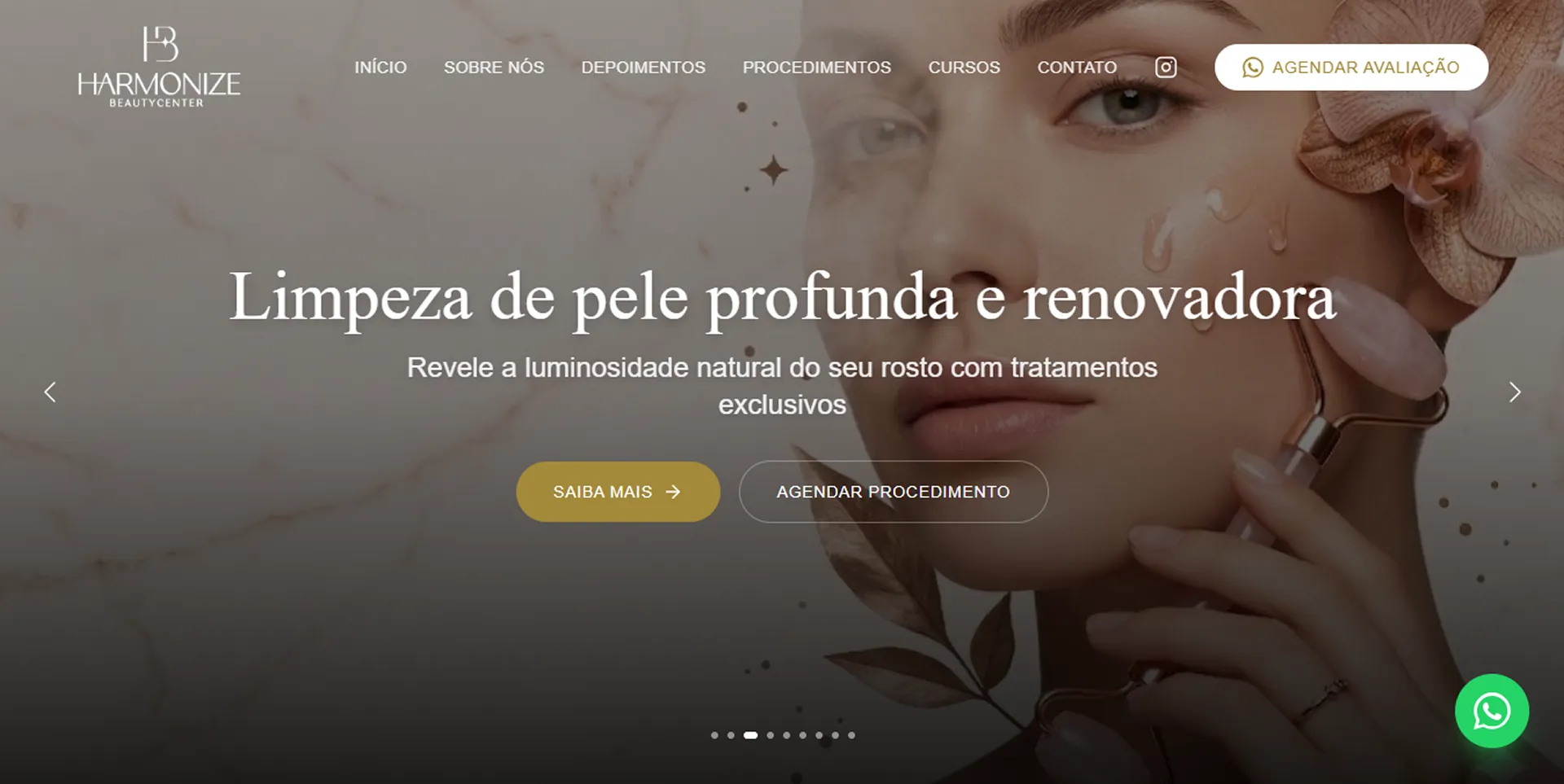 Captura real do projeto Harmonize